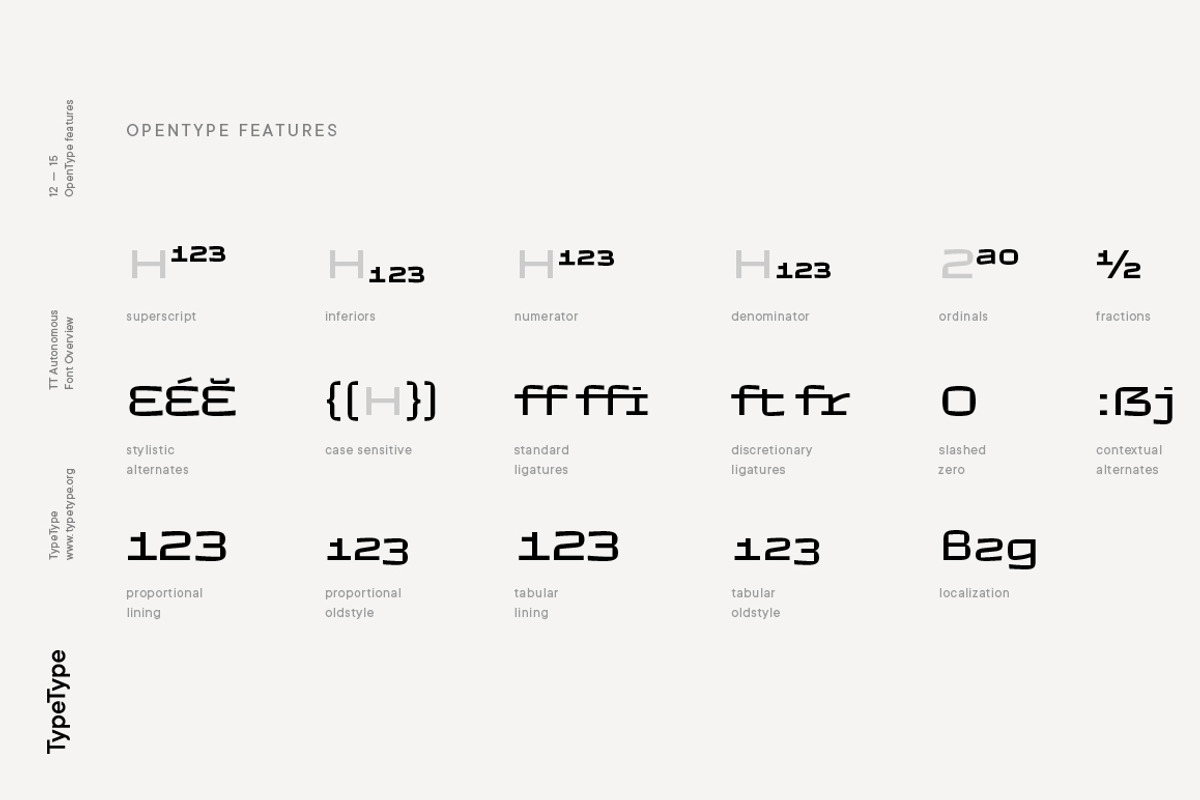 TT Autonomous, a Sans Serif Font by TypeType (Photo 12 of 15)