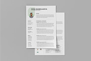 3 Page Resume Template CV Template, a Resume Template by PixelStudio (Thumbnail 4 of 10)