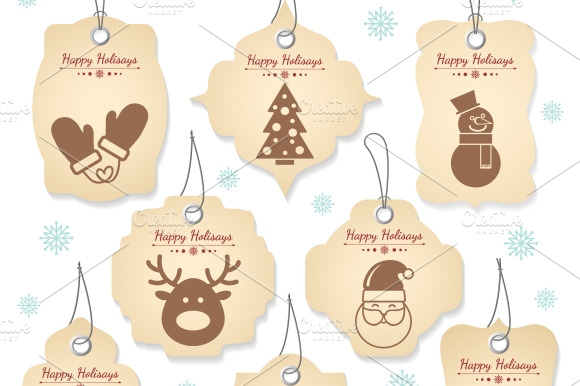 Christmas Tag Labels