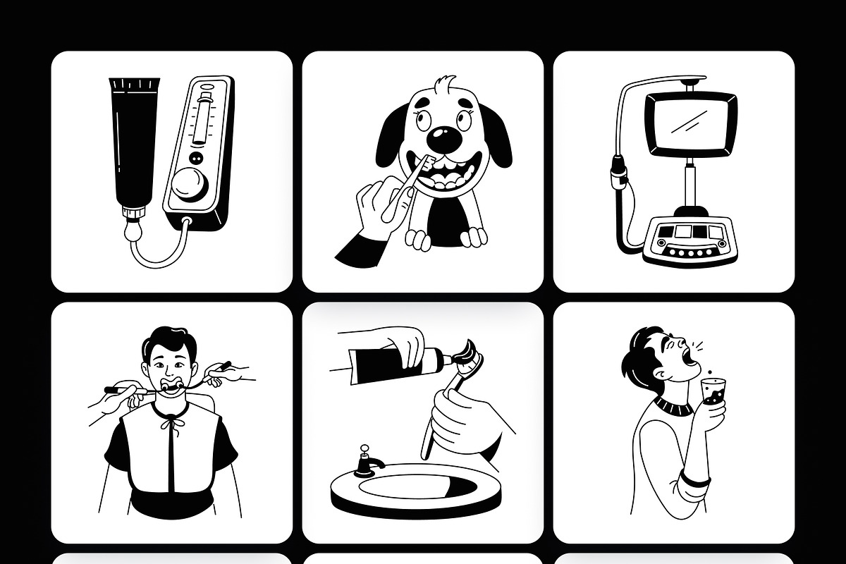 Dentist Drawing Illustration, a Healthcare Illustration by Vectors Market (Photo 8 of 9)