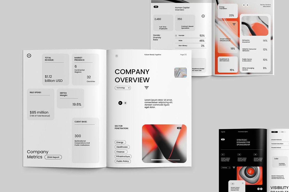 Minimalist Sponsorship Proposal, a Brochure Template by fakhroo (Photo 9 of 9)