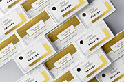 Gold marble business card, a Business Card Template by GraphicsEgg (Thumbnail 4 of 4)
