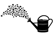 Floral Watering Can Design Bundle, an Illustration by Gaye Art (Thumbnail 18 of 31)