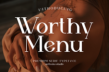 Worthy Menu Elegant Serif Font