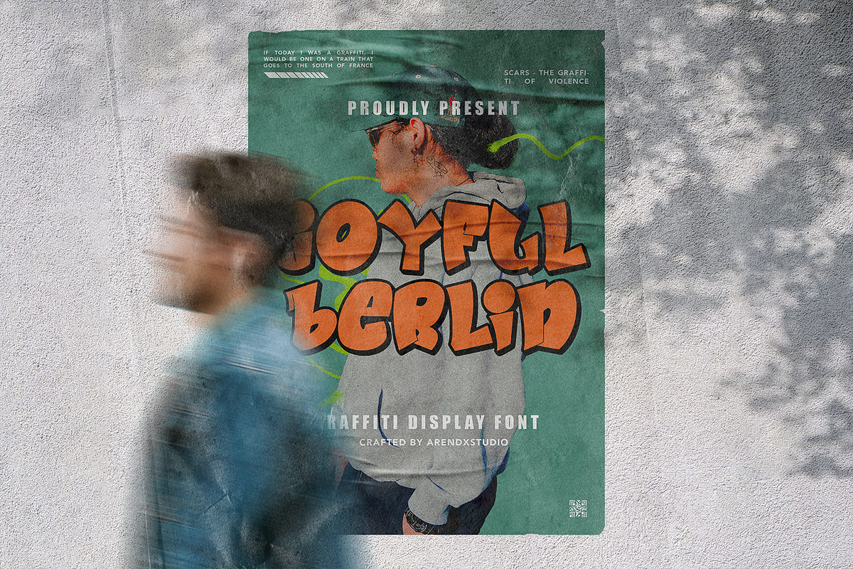 Joyful Berlin - Comic Display Font, a Font by Arendxstudio (Photo 5 of 8)