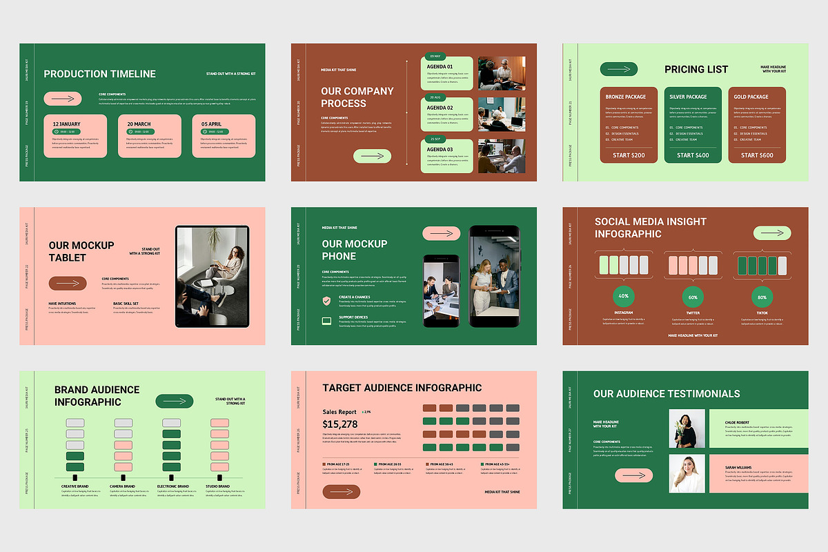 Jauri : Media Kit Google Slides, a Presentation Template by Punkl Camp (Photo 4 of 9)