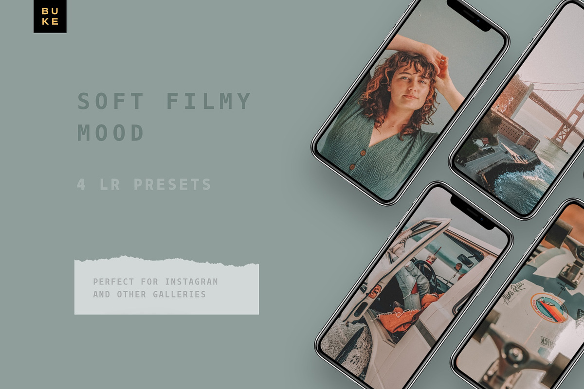 Amigo Film – 4 Lightroom Preset Pack, a Preset Add-On by SHOOM HOUSE (Photo 2 of 8)