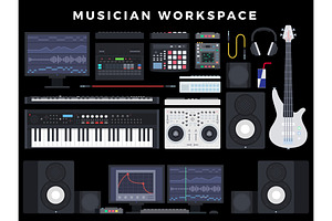 Home Audio Studio Computer Music