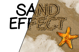 Sand Writing Photoshop Action