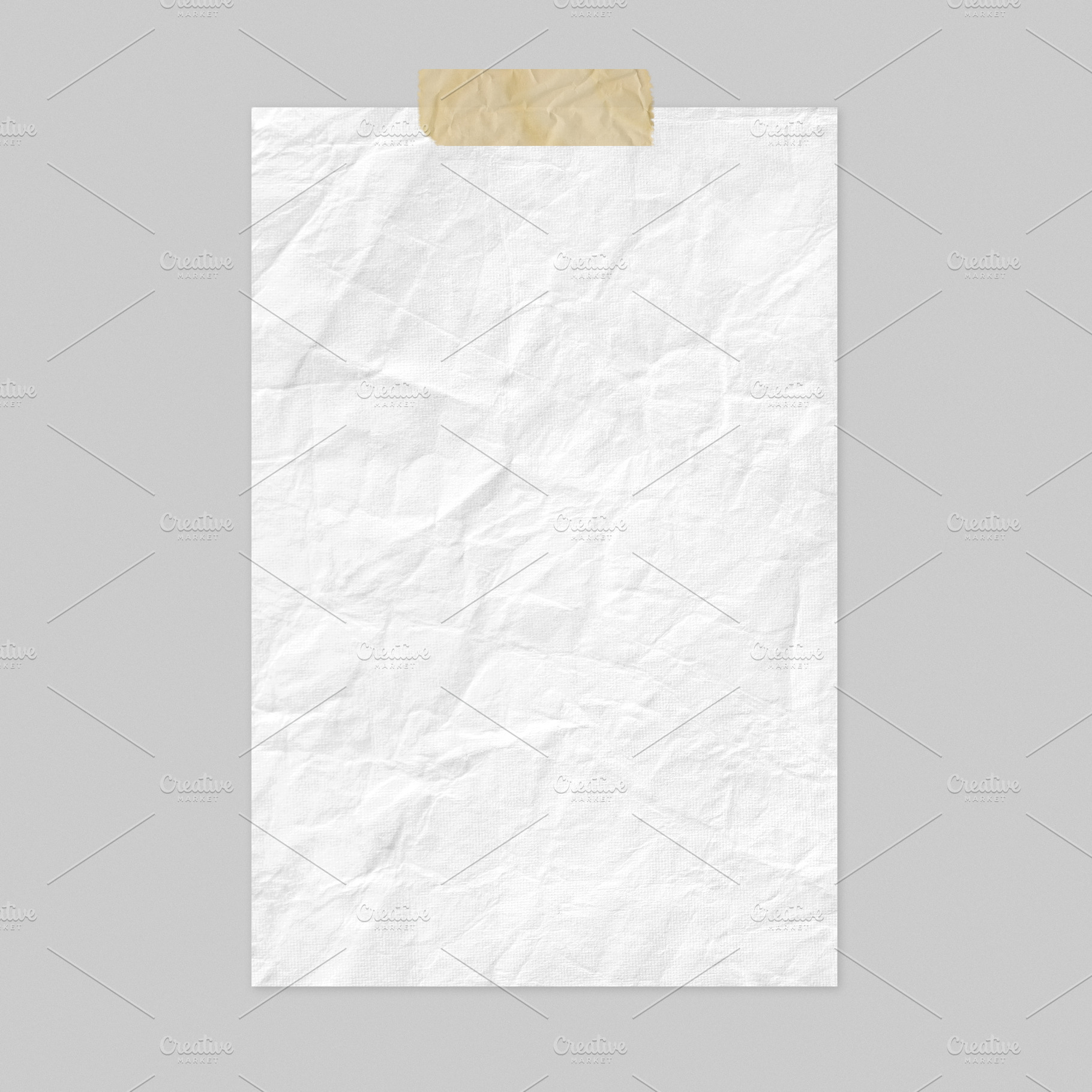 White crumpled paper sheet, an Arts & Entertainment Photo by BOOCYS