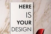 Mockup posters on a marble wall, a Print Template by FilL239 (Thumbnail 12 of 13)