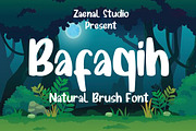 Bafaqih, a Script Font by Zaenal Studio (Thumbnail 1 of 9)