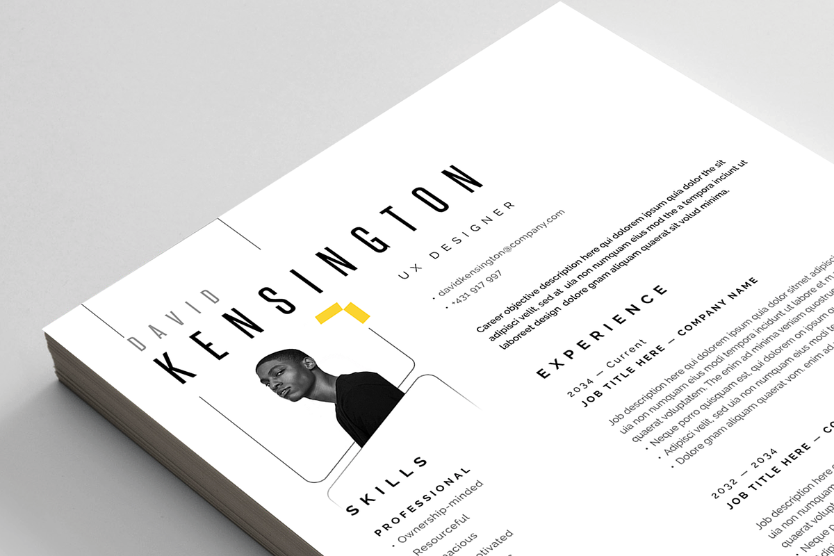Resume/CV, a Resume Template by Reuix Studio (Photo 5 of 5)