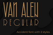 Van Alen - font, a Font by Aniad_ (Thumbnail 1 of 5)