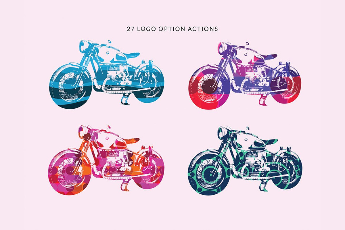 Logo Creator Photoshop Action, a Plug-in Add-On by UInstrument (Photo 2 of 10)