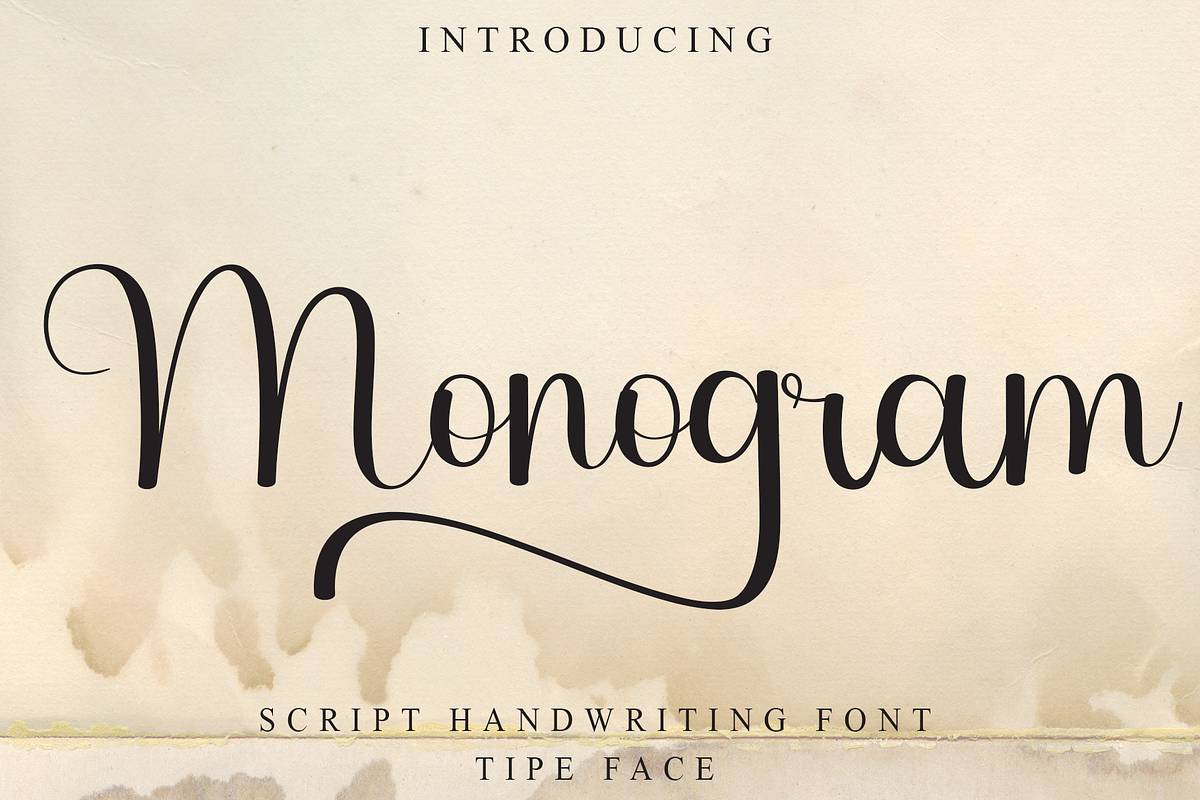 Monogram, a Handwritten Font by InermediaSTUDIO (Photo 1 of 8)