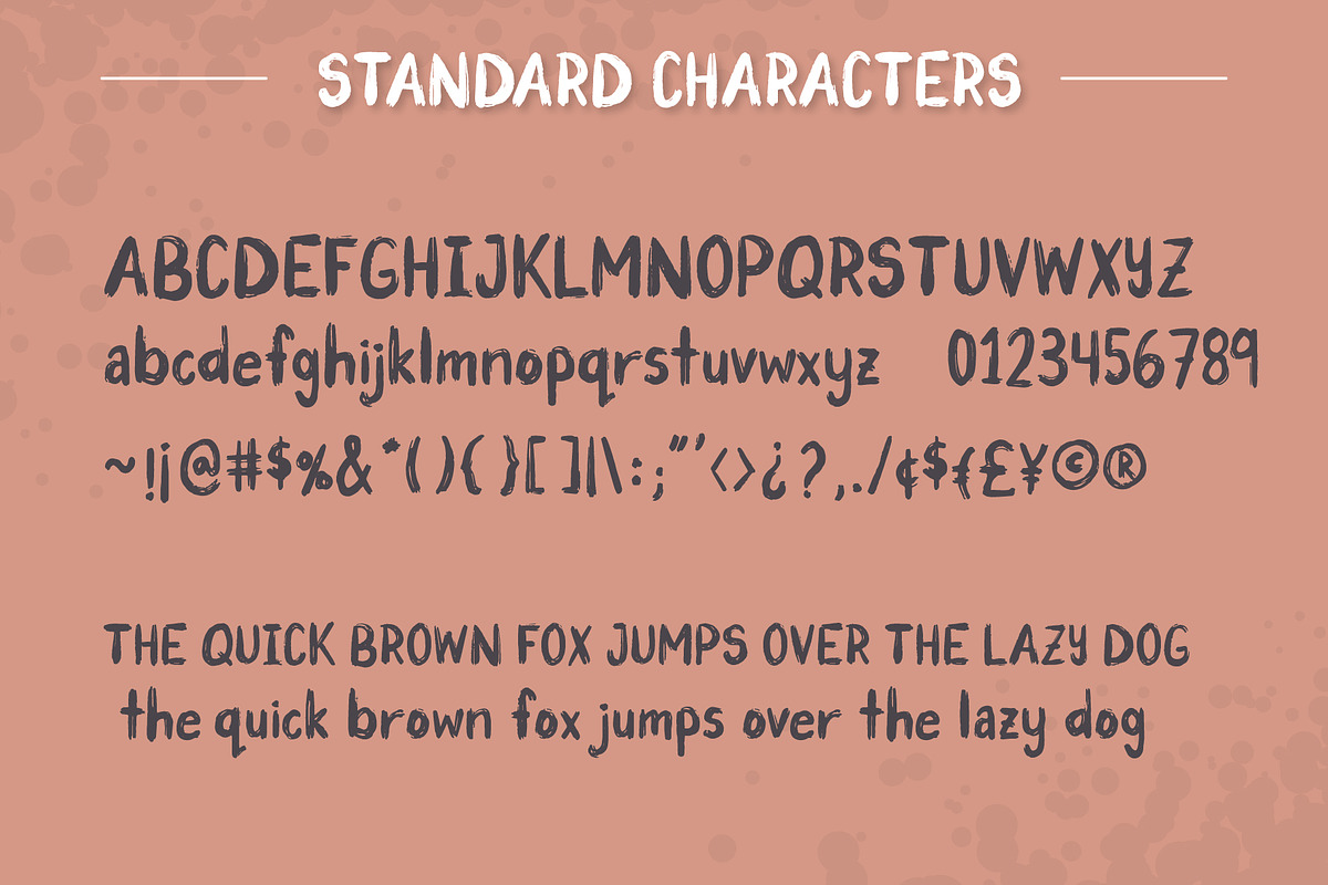Trash Panda Font preview 2