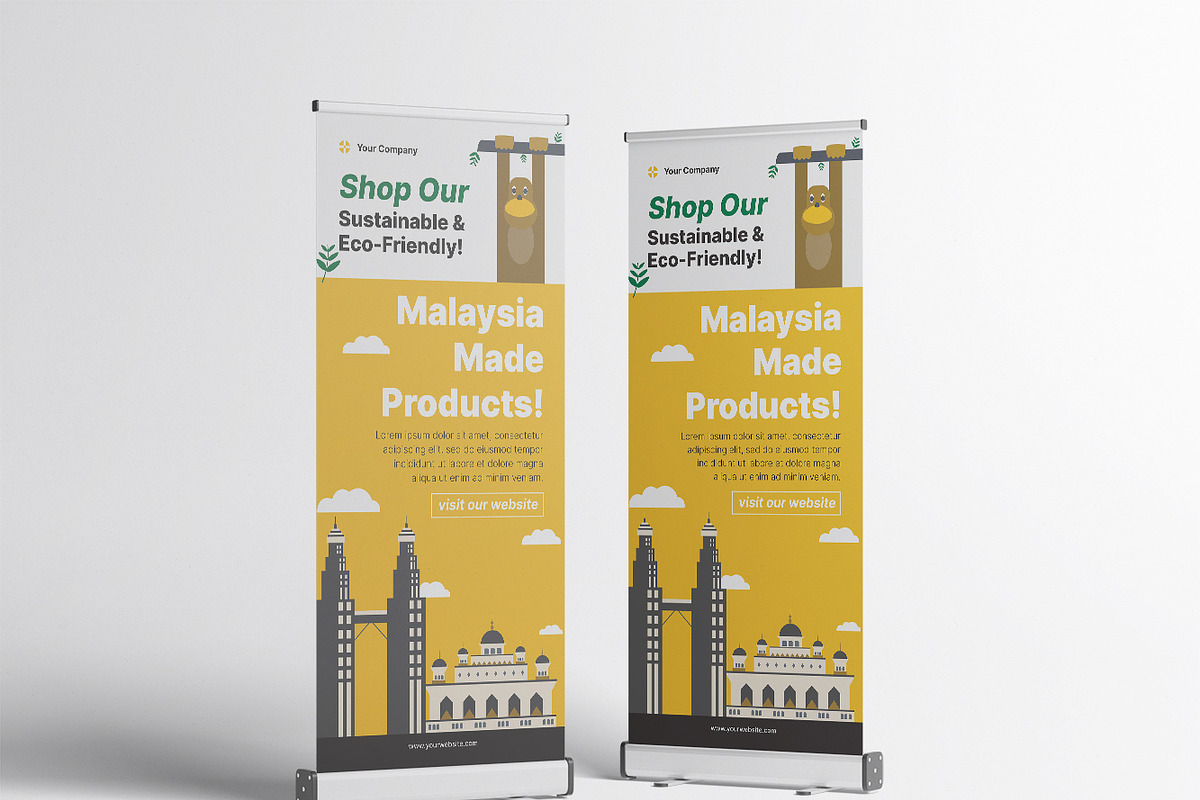 E-Commerce Roll Up Banner, a Print Template by Esensifiksi.studio (Photo 2 of 3)