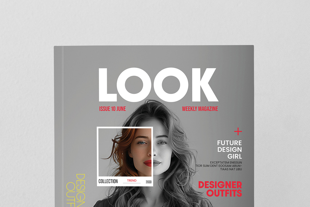 Magazine Cover Design Template preview 4