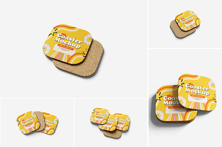 Coaster Mockup, a Product Mockup by Indah