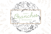 Branches, Wreaths & Laurels - Bundle, an Illustration by Shh! Maker Design (Thumbnail 5 of 5)