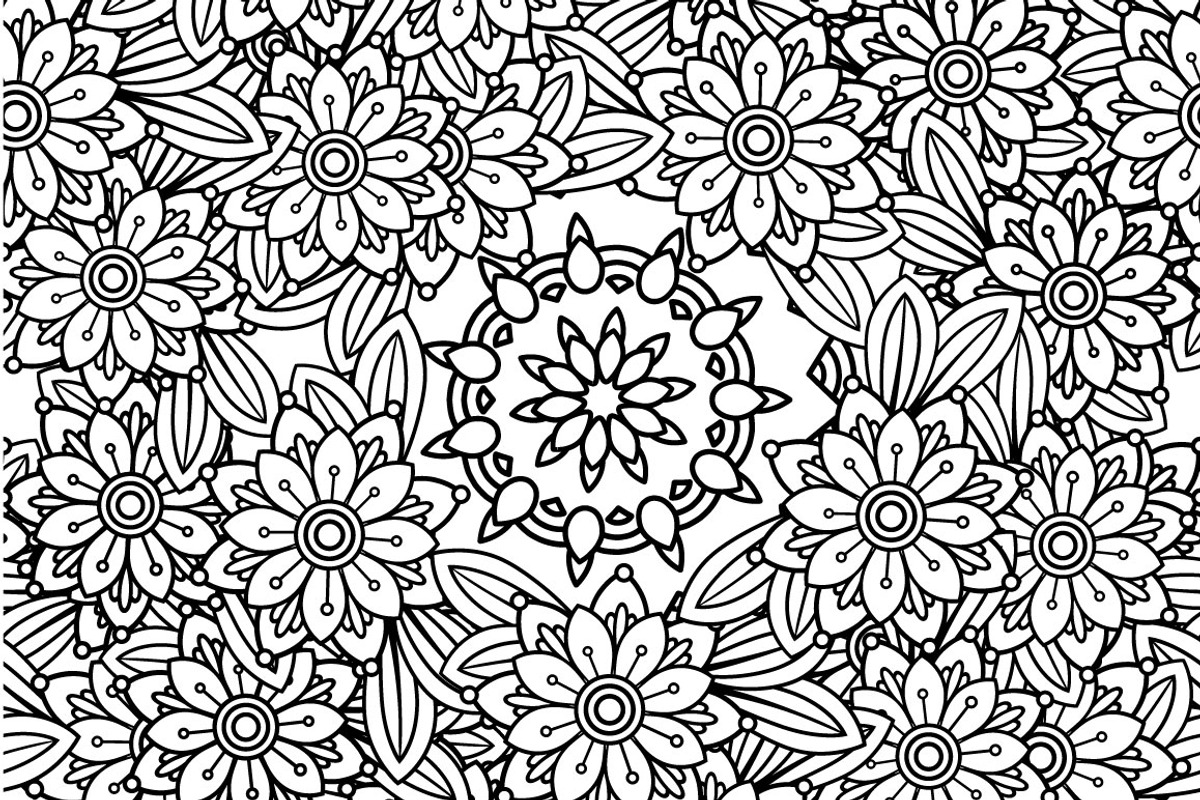 Floral Seamless Patterns, a Pattern Graphic by Elinorka (Photo 5 of 5)