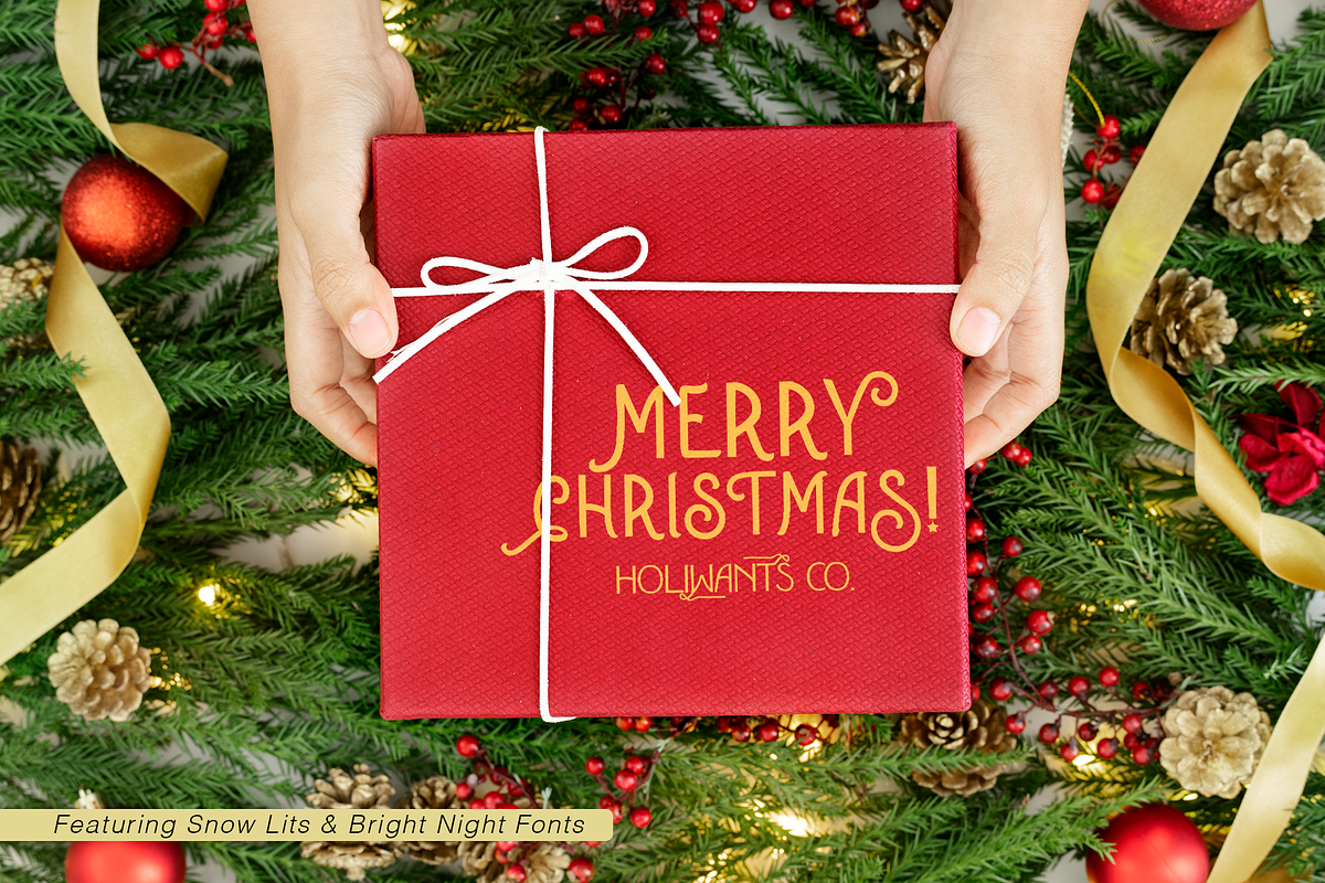 Christmas Font Bundle Holiday SALE, a Font by Cloverons (Photo 4 of 8)