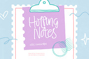 Holfing Notes Notes Handwritten, a Script Font by stylishtype.co (Thumbnail 1 of 10)