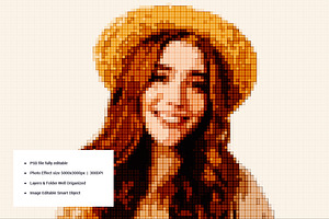 Pixel Art Photo Effect