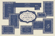 Wedding Invitation set, an Invitation Template by NataLito (Thumbnail 1 of 5)