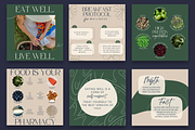90+ Nutrition Coach Canva Templates, a Social Media Template by Glow Muse Studio (Thumbnail 6 of 9)