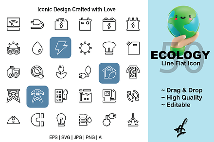 Ecology icon collection