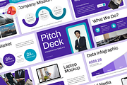 Pitch Deck PowerPoint, a Presentation Template by rgbryand (Thumbnail 1 of 7)
