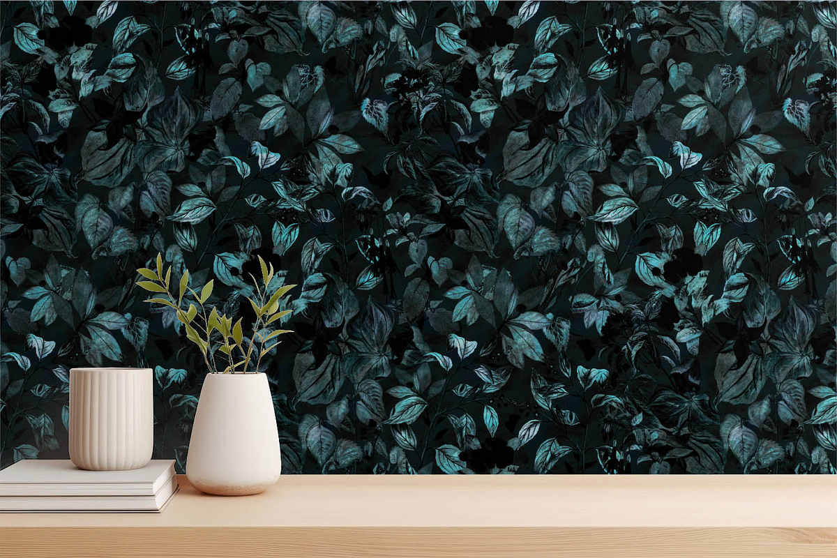 Warm Golden Foliage Pattern, a Pattern Graphic by MalyskaStudio (Photo 3 of 5)