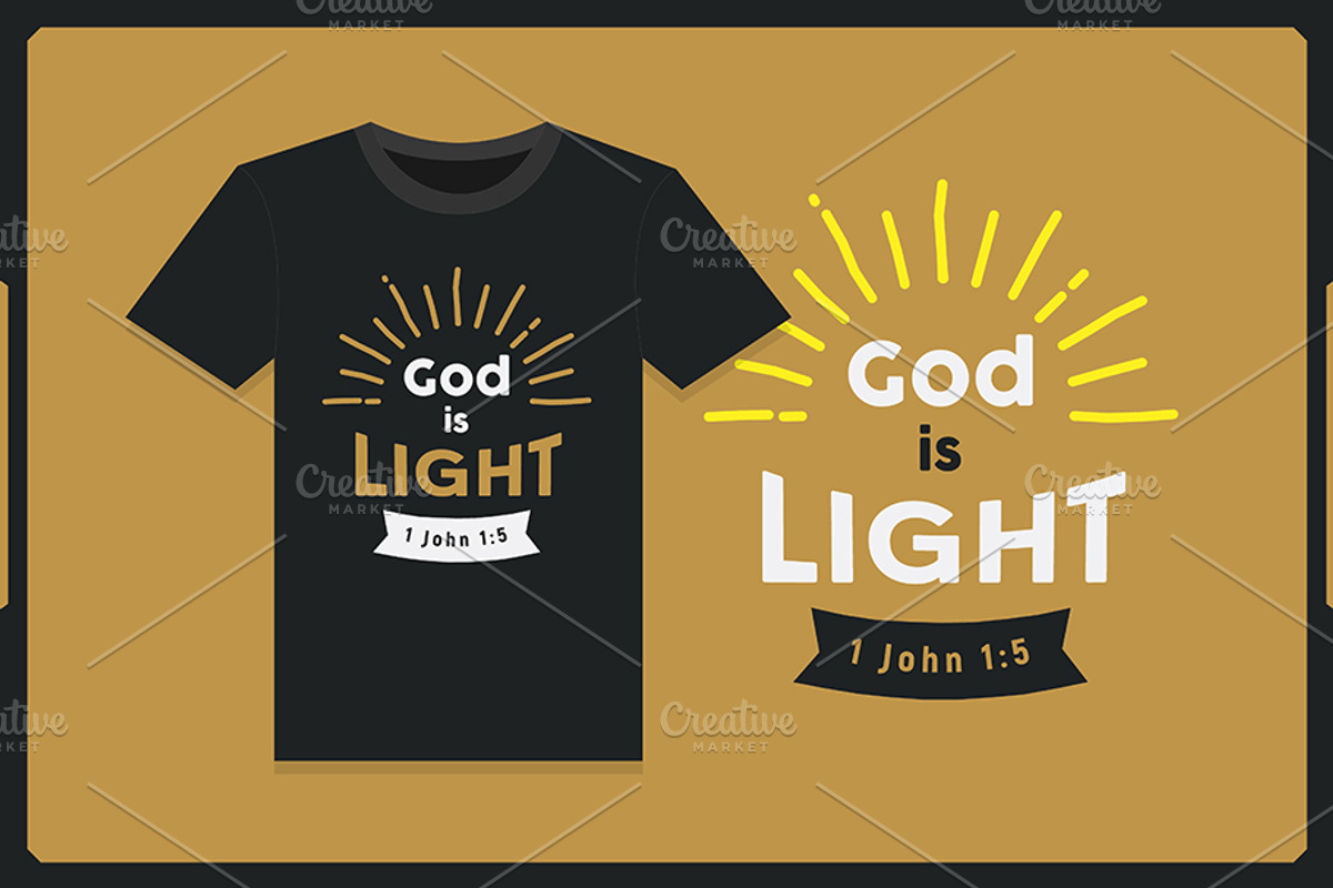 10 in 1 - Christian Shirt Templates, a Shirt Mockup by Intenseartisan_Stock (Photo 4 of 11)