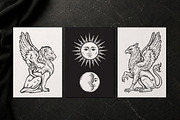 Magic Beasts Engraving Style Vector, an Animal Illustration by Croisy (Thumbnail 7 of 8)