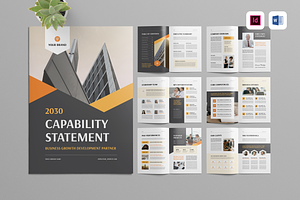 Capability Statement Brochure, a Brochure Template by Leaflove