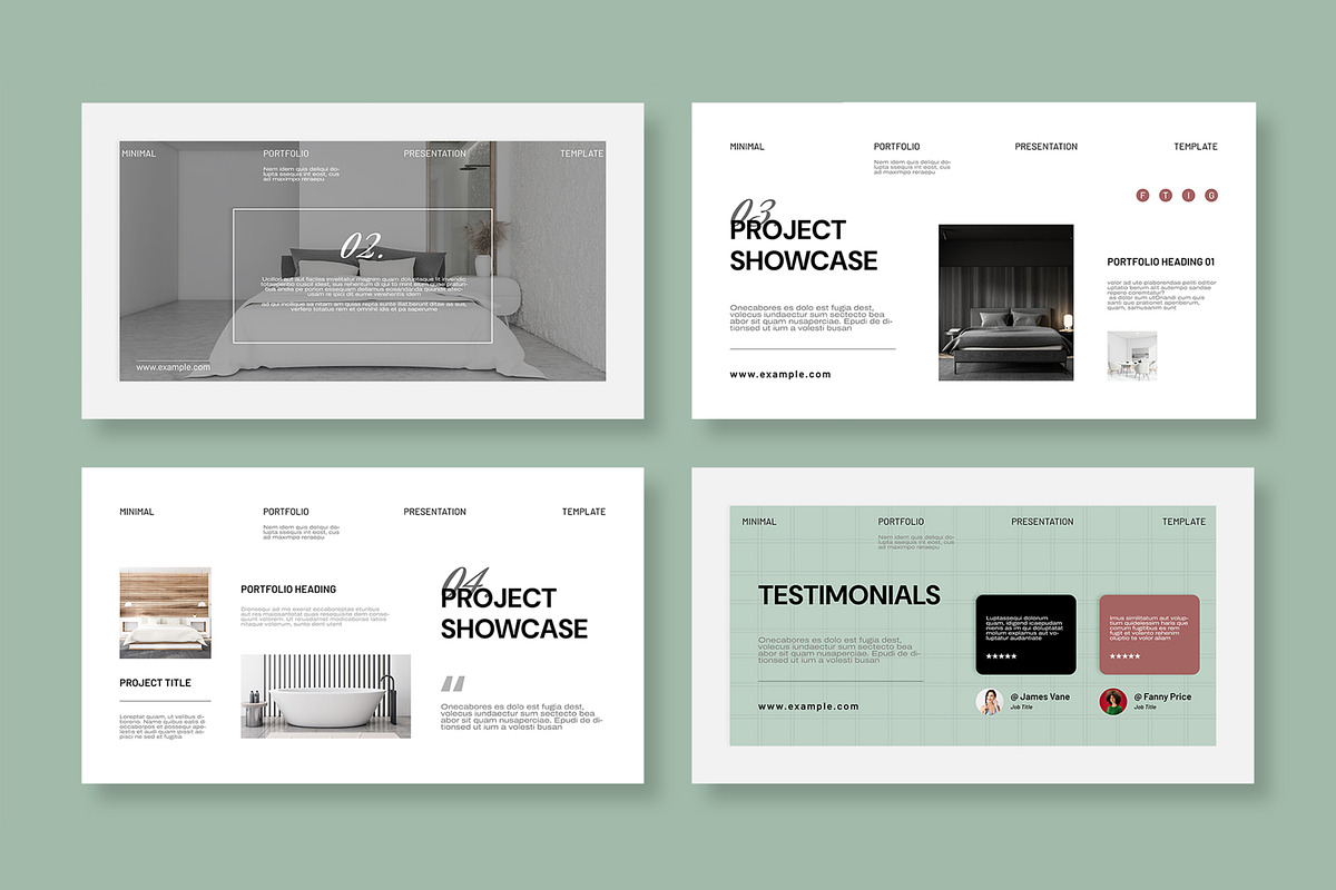 Portfolio Presentation Template, a Presentation Template by MightyDesign (Photo 4 of 8)