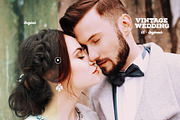 Vintage Wedding Photoshop Action preview 2