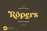 Ropers - Bold Serif Typeface, a Serif Font by Ardyanatypes (Thumbnail 1 of 12)
