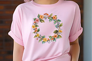 Lantana Flower Watercolor Cliparts, an Illustration by RobertsArt (Thumbnail 5 of 7)