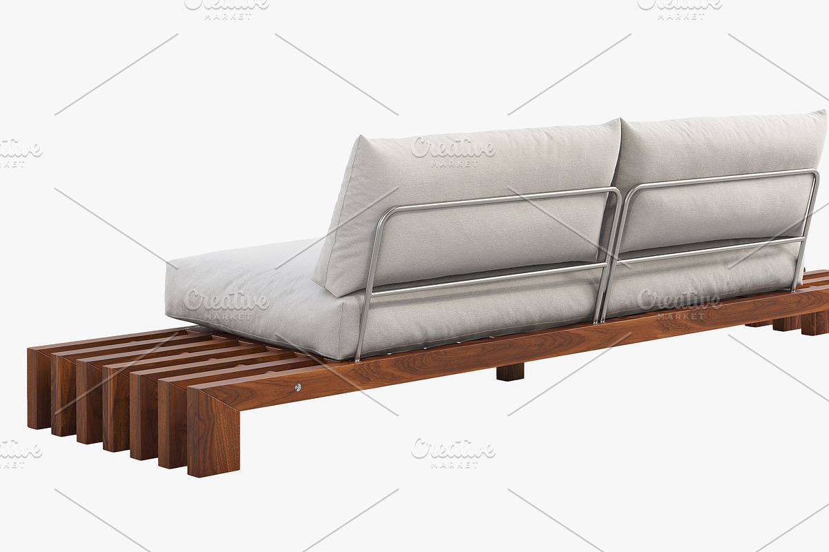 Beltempo Trimmer 3-seat sofa, a Furniture 3D Model by 3dmitruk (Photo 8 of 11)