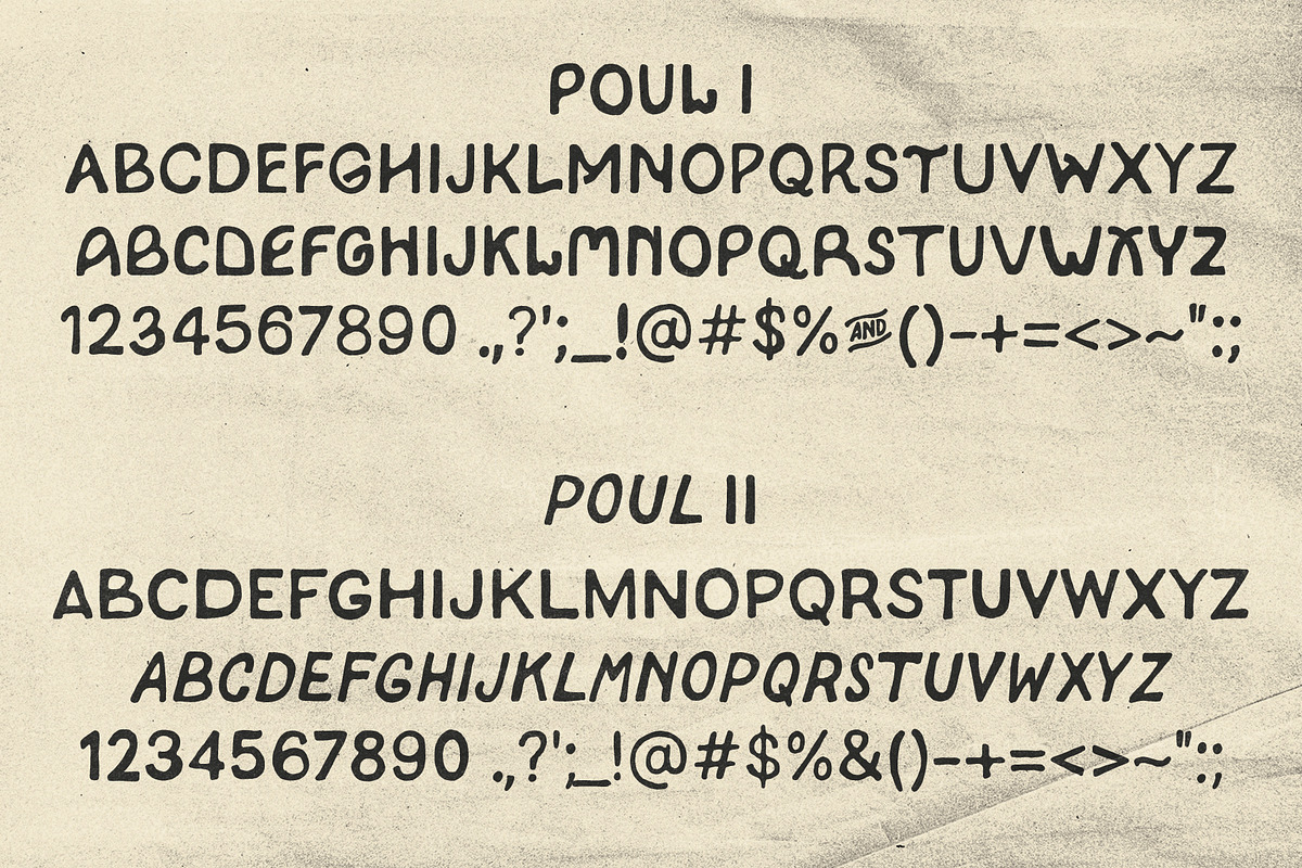 Poul Handwritten, a Handwritten Font by AROKA (Photo 4 of 9)