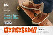 Wetnessday - Groovy Type, a Sans Serif Font by ikiiko (Thumbnail 1 of 7)