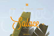 SOLACE MONO - Monoline Script, a Script Font by INIKARMA TYPE GOODS (Thumbnail 1 of 10)
