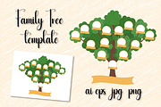 Family Genealogical Tree Template, a Stationery Template by AnnaViolet_store (Thumbnail 3 of 3)