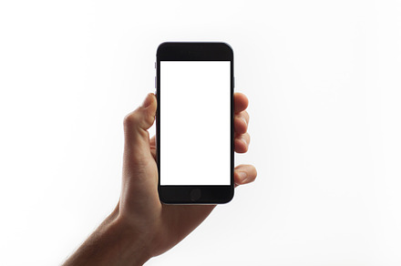 Iphone 6 with blank screen featuring background, blank, and business, a Technology Photo by Andriy Photography