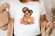 Whimsical Mother's Day Clipart, an Illustration by CreationArt (Thumbnail 4 of 7)