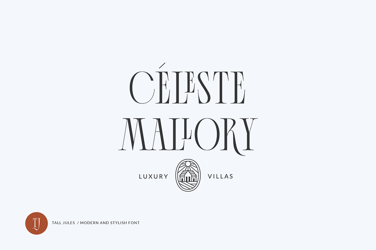 Tall Jules Modern and Stylish Font, a Serif Font by VladCristea (Photo 8 of 14)
