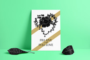 Noirose Wedding Design Set, an Object Graphic by lups design (Thumbnail 5 of 11)